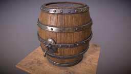 Beer barrel barrel, wooden-barrel, beer-barrel