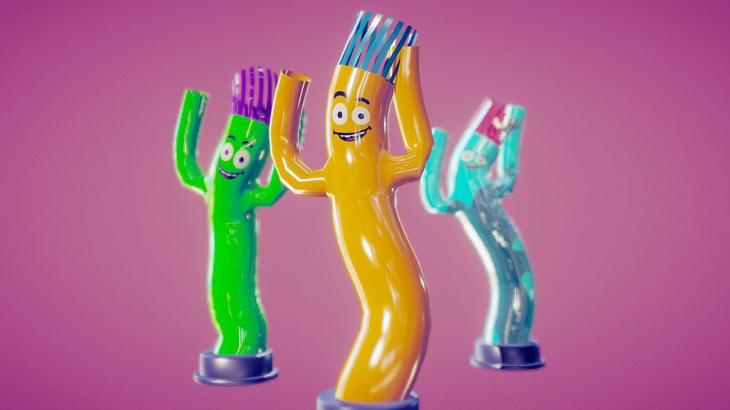 We build this models for a shor clip on our facebook page.

It's so hypnotising ;) - Wacky Waving Inflatable Arm Flailing Tube Man - 3D model by ChristianMichelmann 3d model