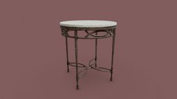 Amalfi_side_table_rd_510 exterior, furniture, table, marble, outdoor, metal, sidetable, blender, stone, interior