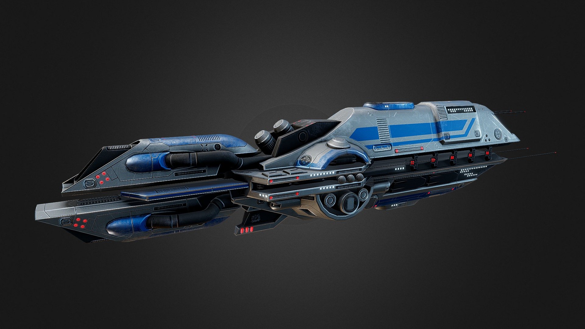 author: Comrade1280 (https://sketchfab.com/comrade1280) - Homan Battlecruiser - Buy Royalty Free 3D model by FORGE3D (@forgedwithpassion) 3d model