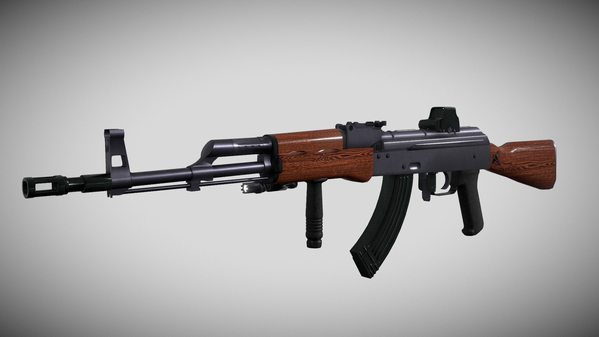 AK 47 - AK 47 - 3D model by Federico Ferretti (@federicoferretti01) 3d model