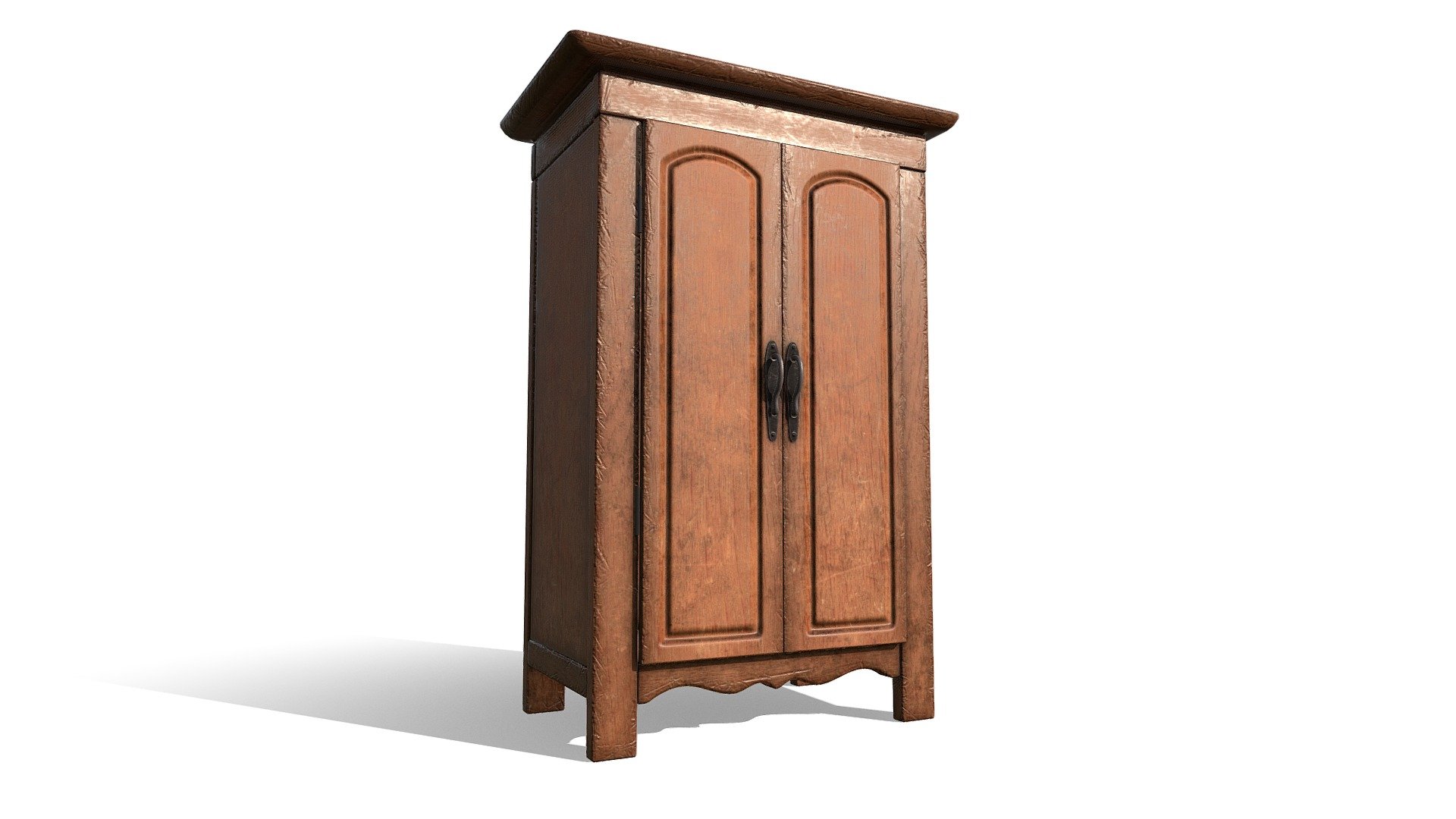 Based on the Half-Life 2 wardrobe model

Fully textured interior, with doors as separate objects allowing for easy opening / closing animation

Modeled in Blender, textured in Substance Painter - Antique Wooden Wardrobe - Download Free 3D model by Kuutti Siitonen (@kuuttisiitonen) 3d model