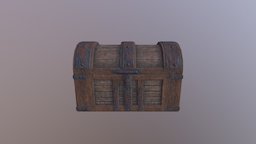 Old Treasure Chest rust, chest, rusty, old, substancetreasure, substancepainter, pirate