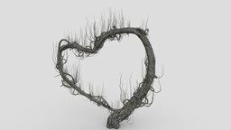 Heart Tree object, tree, plants, heart, creative, nature, game, free