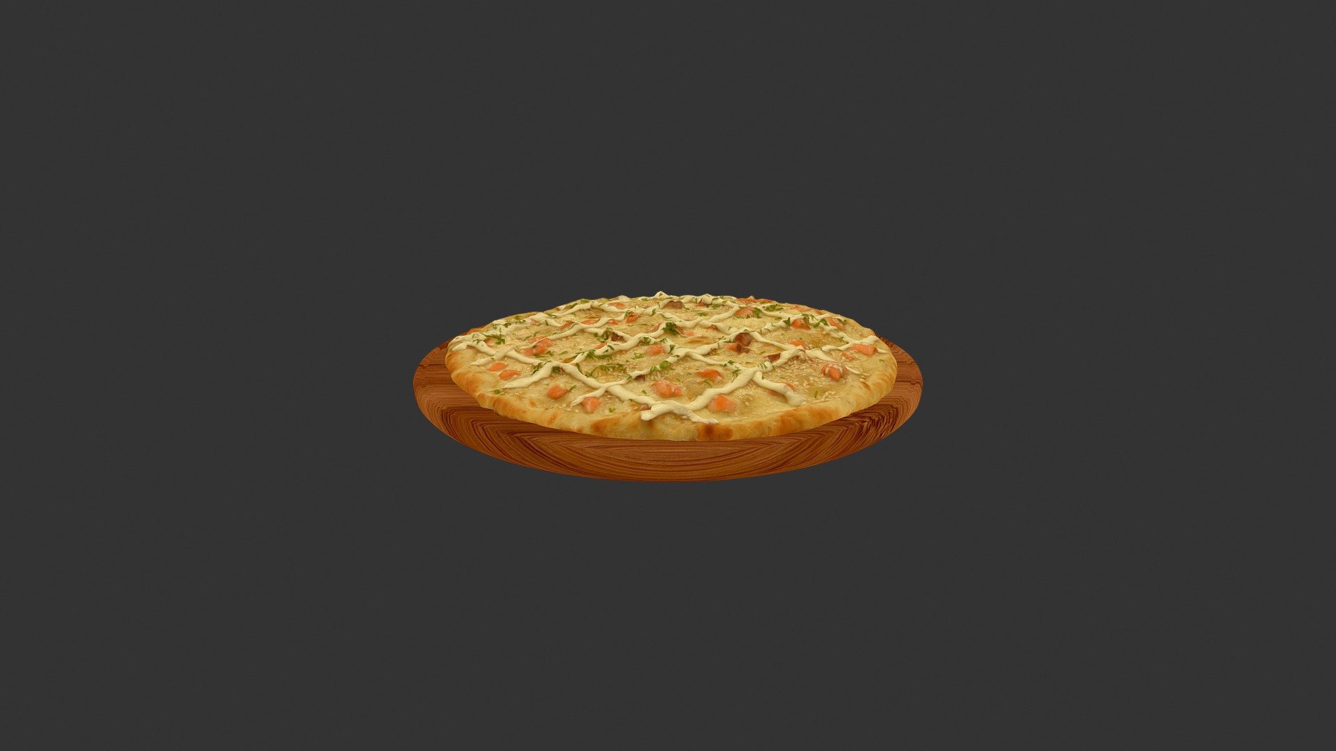 Піца Дольче (Square_pizza) - 3D model by alex.alexandrov.a 3d model