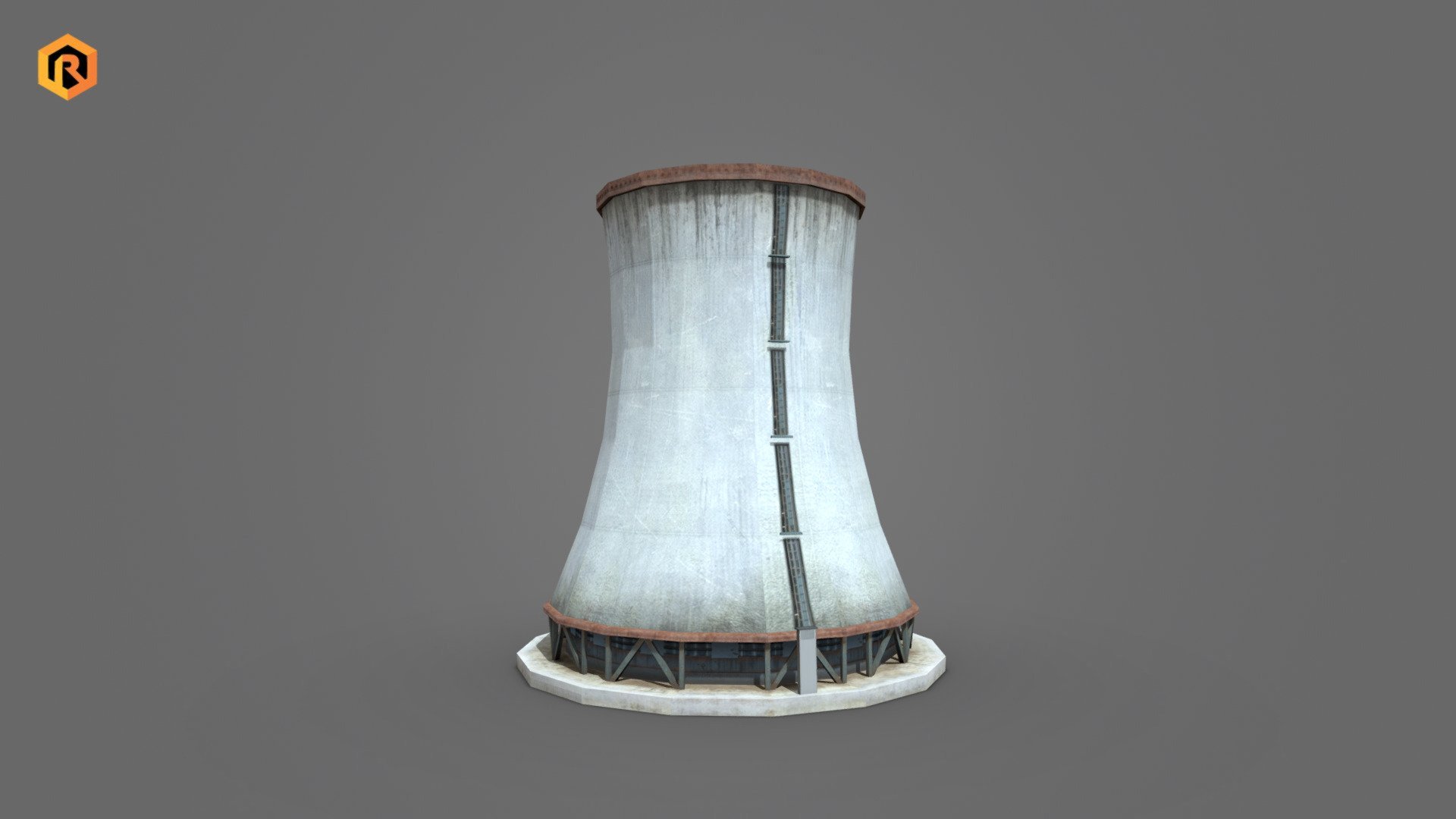 Low-poly 3D model of Big Wide Chimney.

It is best for use in games and other VR / AR, real-time applications such as Unity or Unreal Engine.  

It can also be rendered in Blender (ex Cycles) or Vray as the model is equipped with proper textures.    

You can also buy this model in a bundle: https://skfb.ly/ovQJB

Technical details:  




2048x Diffuse and AO texture set  

862 Triangles  

626 Vertices  

Model is one mesh   

Model completely unwrapped   

All nodes, materials and textures are appropriately named   

Lot of additional file formats included (Blender, Unity, Maya etc.)   

More file formats are available in additional zip file on product page.

Please feel free to contact me if you have any questions or need any support for this asset.

Support e-mail: support@rescue3d.com - Big Wide Chimney - Buy Royalty Free 3D model by Rescue3D Assets (@rescue3d) 3d model