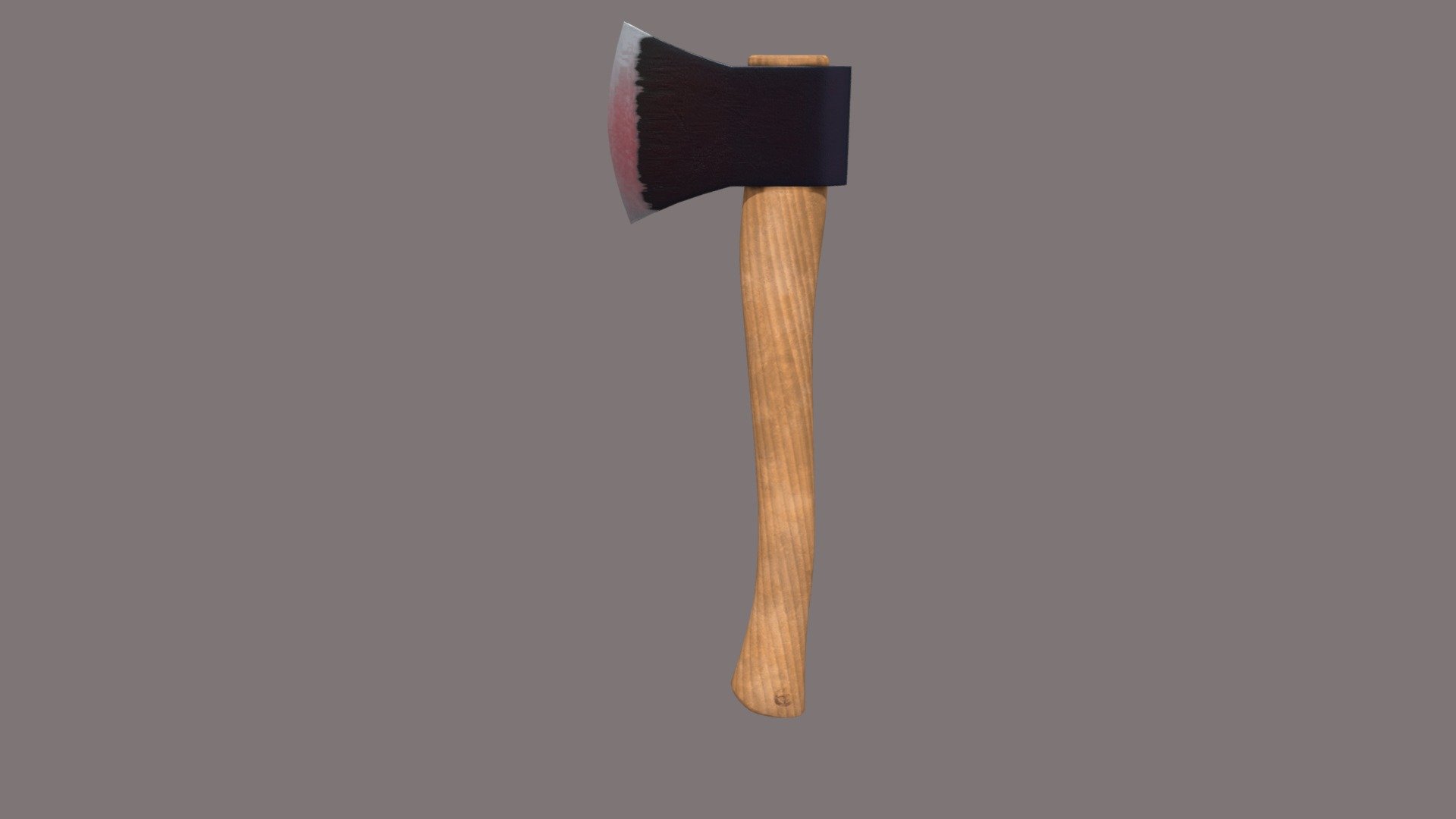 A (what I assume to be) medium sized hatchet, useful for cutting wood and surviving plane crashes in the woods.

Not really a weapon or military, but there is no &ldquo;tools
