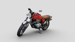 Honda CB400F motorbike motorbike, motorcycle, honda, metashape, agisoft, 3dscan