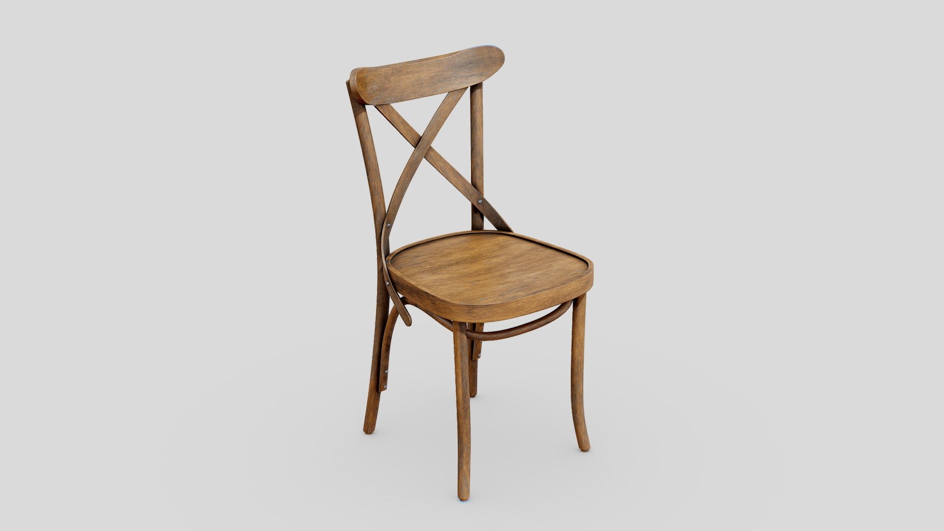 Free download：www.freepoly.org - Chair 02-Freepoly.org - Download Free 3D model by Freepoly.org (@blackrray) 3d model
