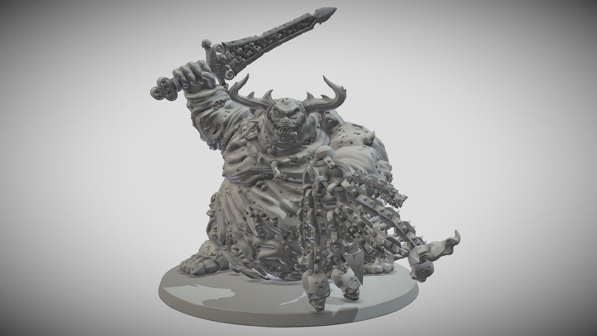 For all questions write https://t.me/Brotherbill667




 - Great Unclean One - 3D model by Wade (@wade505) 3d model