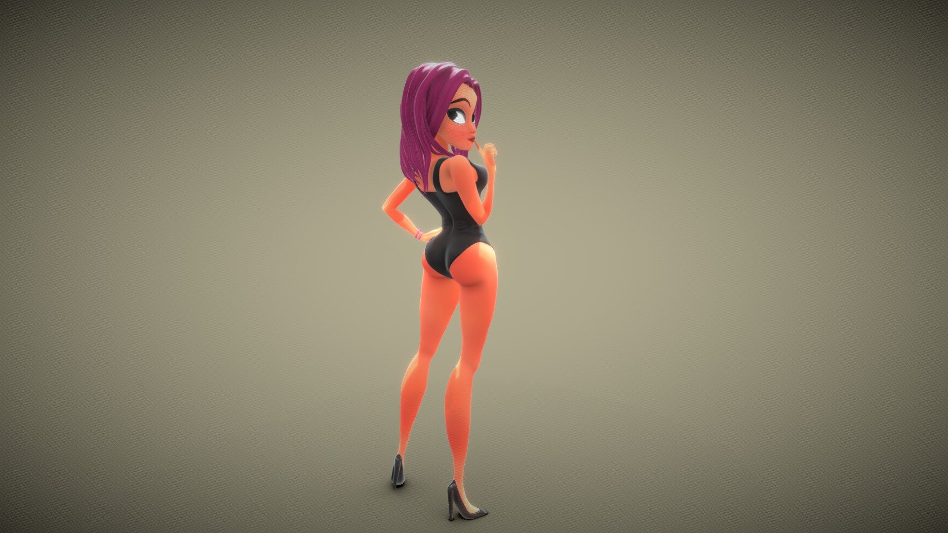 Rescuing some old Zbrush works.
Inspired in Shane Glines pin up illustrations - Shane Glines Pinup - Download Free 3D model by jmarco2000 3d model