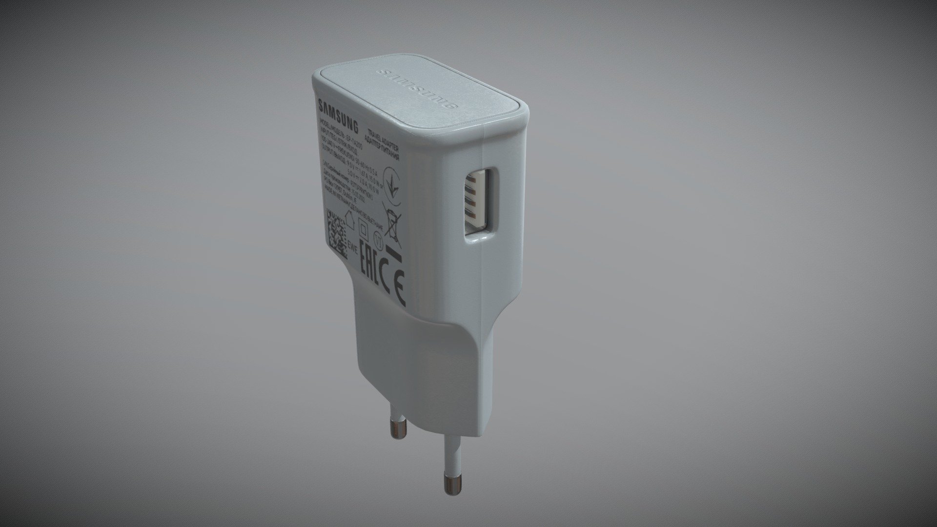 Charger made in C4D, texture in substance. GLB-File - Charger - Download Free 3D model by 3Dahlgren 3d model
