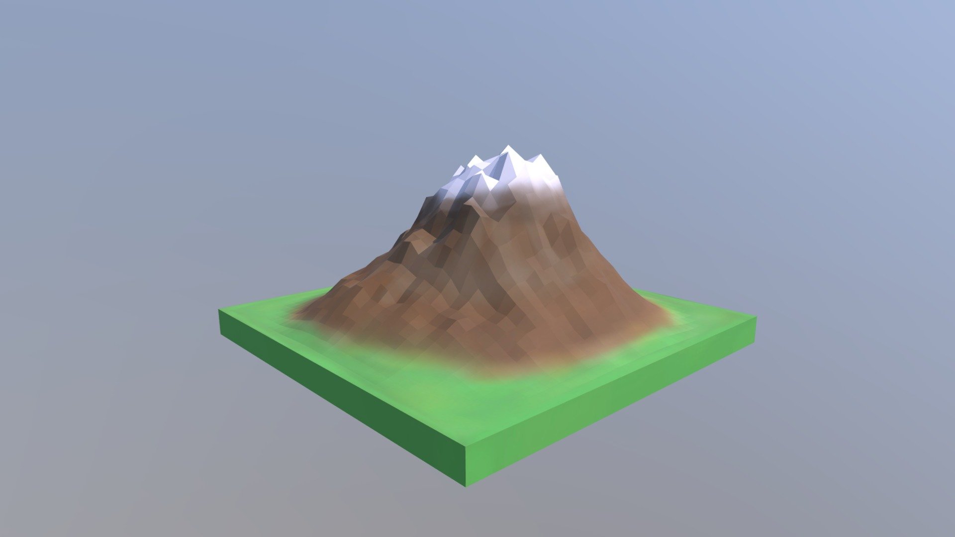 This is a low poly 3d model of a mountain. The low poly mountain was modeled and prepared for low-poly style renderings, background, general CG visualization presented as a mesh with quads only.

Verts : 2.450 Faces: 2.448

Hand painted diffuse texture is included, UV unwrap and mapping is available

The original file was created in blender. You will receive a 3DS, OBJ, FBX, blend, DAE, STL.

Warning: Depending on which software package you are using, the exchange formats (.obj, .3ds, .dae .fbx) may not match the preview images exactly. Due to the nature of these formats, there may be some textures that have to be loaded by hand and possibly triangulated geometry.

All preview images were rendered with Blender Cycles. Product is ready to render out-of-the-box. Please note that the lights, cameras, and background is only included in the .blend file. The model is clean and alone in the other provided files, centered at origin 3d model
