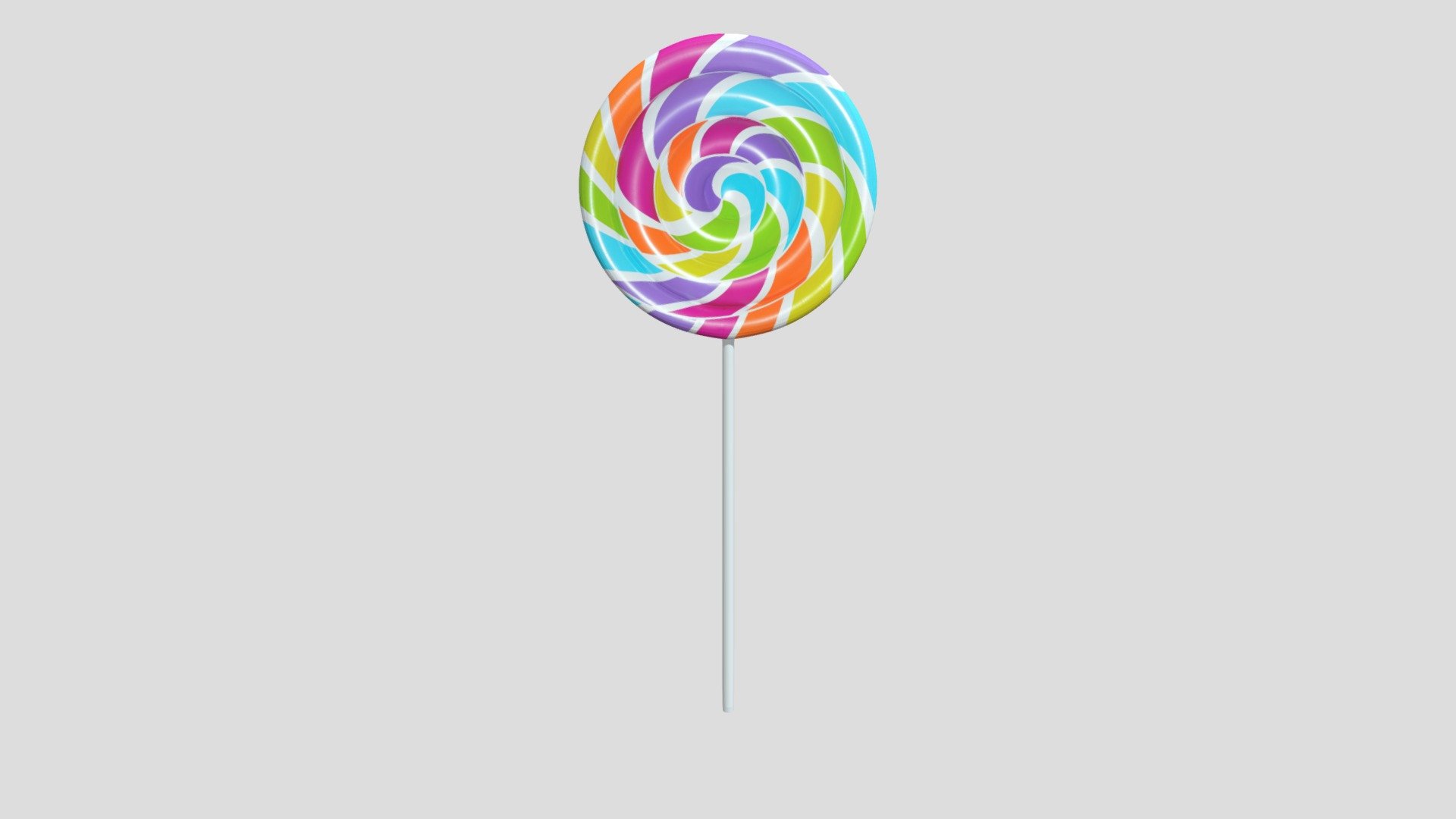 A Simple Lollipop model.

Subdivision: 2

Materials: 1

Texture: 1024 x 1024 - Lolli Pop - Buy Royalty Free 3D model by Ed+ (@EDplus) 3d model