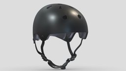 Skate Helmet bike, modern, hockey, armour, winter, skateboard, skate, skating, security, safe, protection, strap, roller, safety, protector, protective, wear, 3d, helmet, racing, sport, gear, reliable