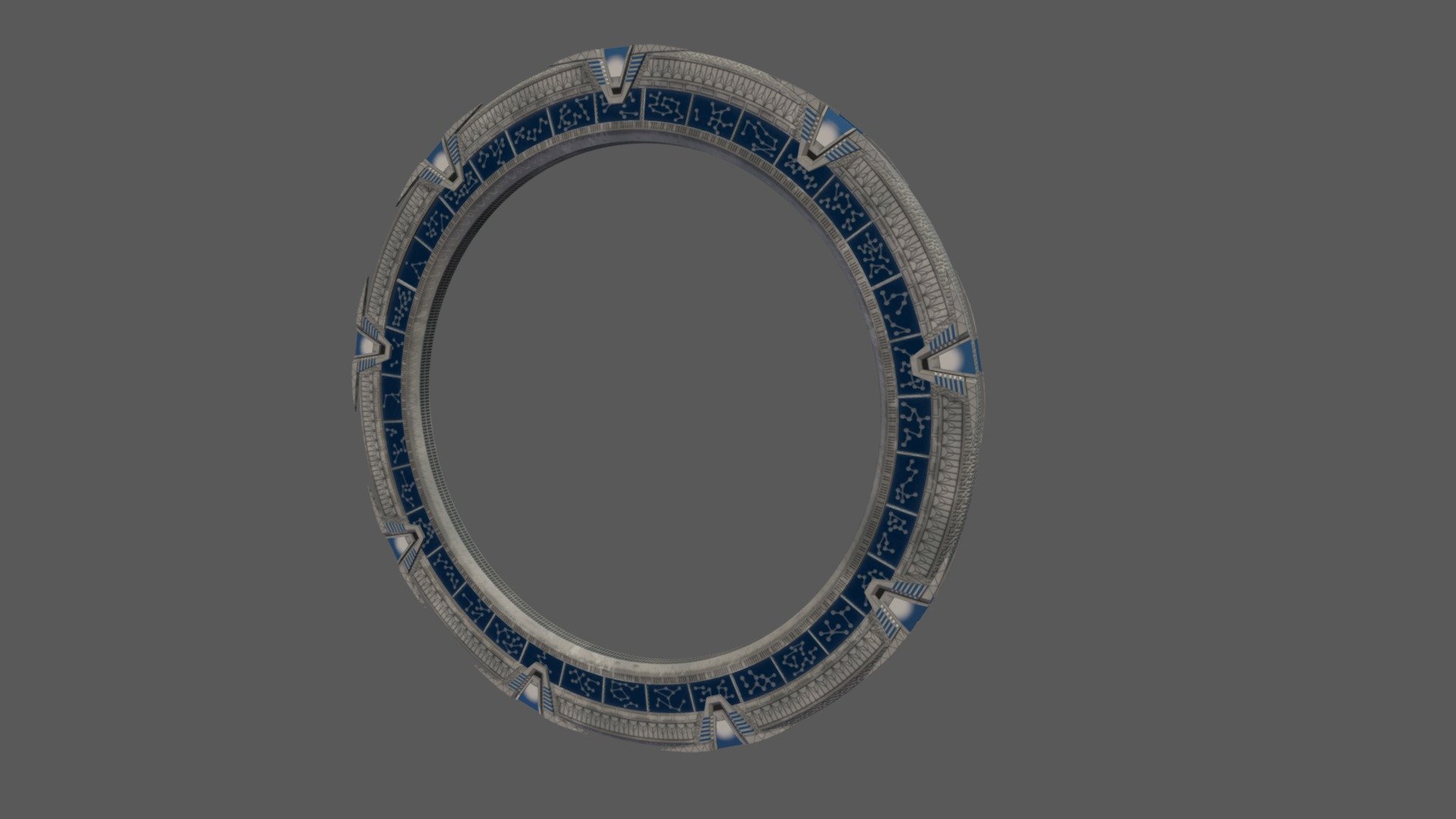 Porte des étoiles(Stargate Atlantis) - 3D model by Hugo Da Costa (@epirer) 3d model