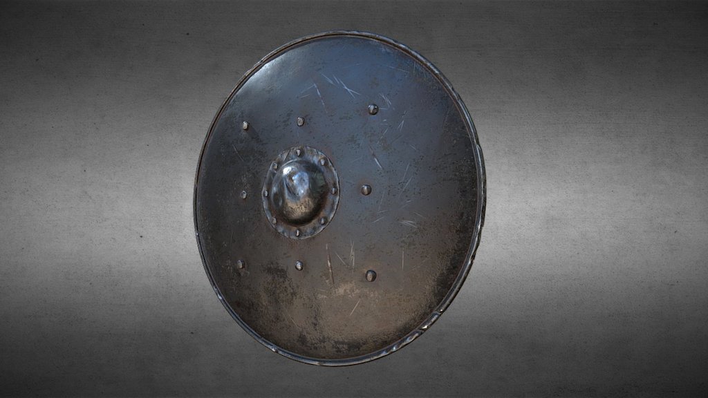 Was created for Game of Thrones VR project - Shield for VR - 3D model by polynochnik 3d model