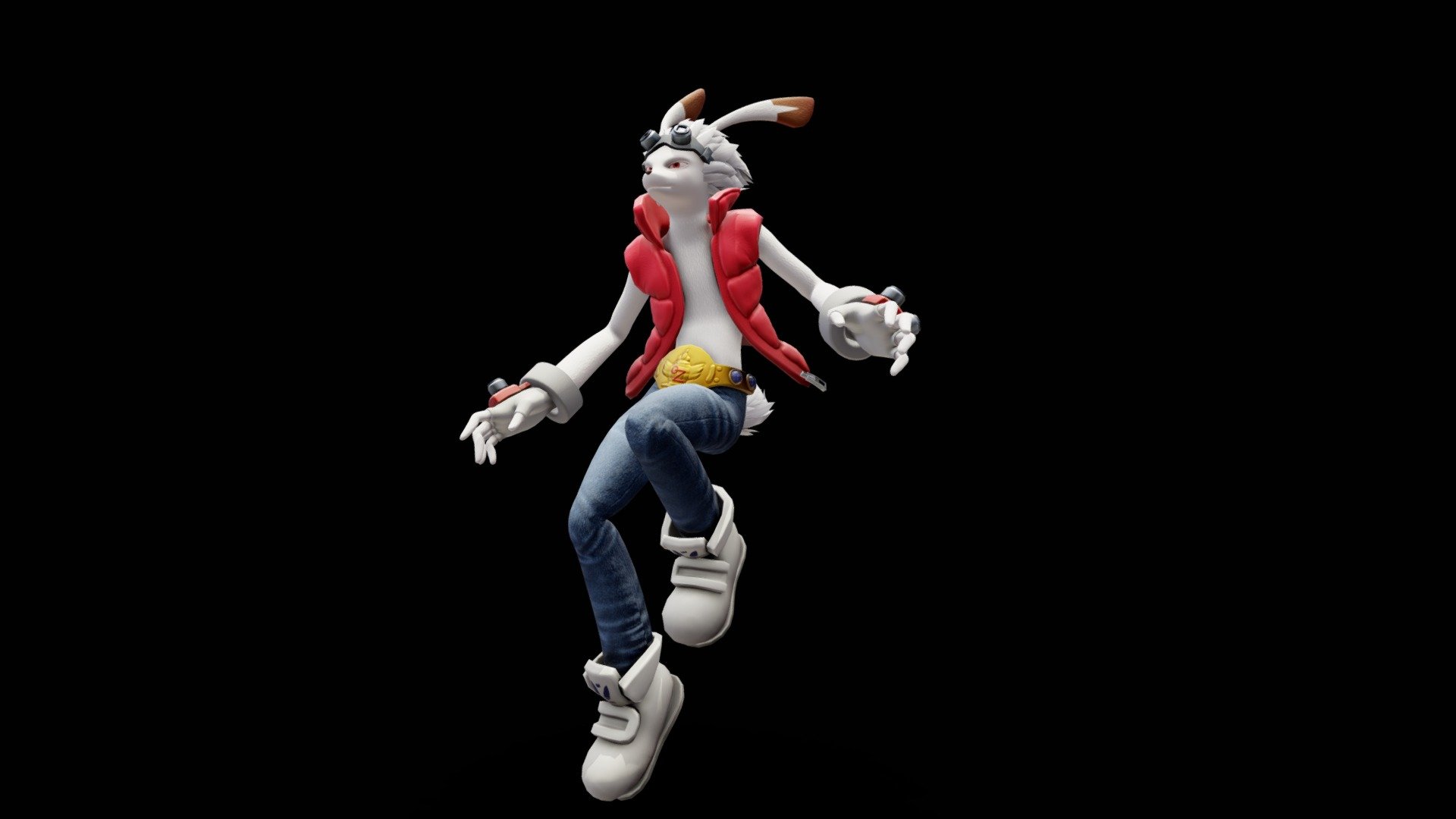 A VRChat avatar based on King Kazma from the movie Summer Wars!
Everything was made on Blender, from sculpting to texturing.

All the files are available on my gumroad (gumroad com / dayckan) - King Kazma - 3D model by Dayckan 3d model