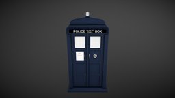 TARDIS Version Two police, fiction, time, tv, sci, fi, doctor, who, tardis, uk, dr, science, machine, box
