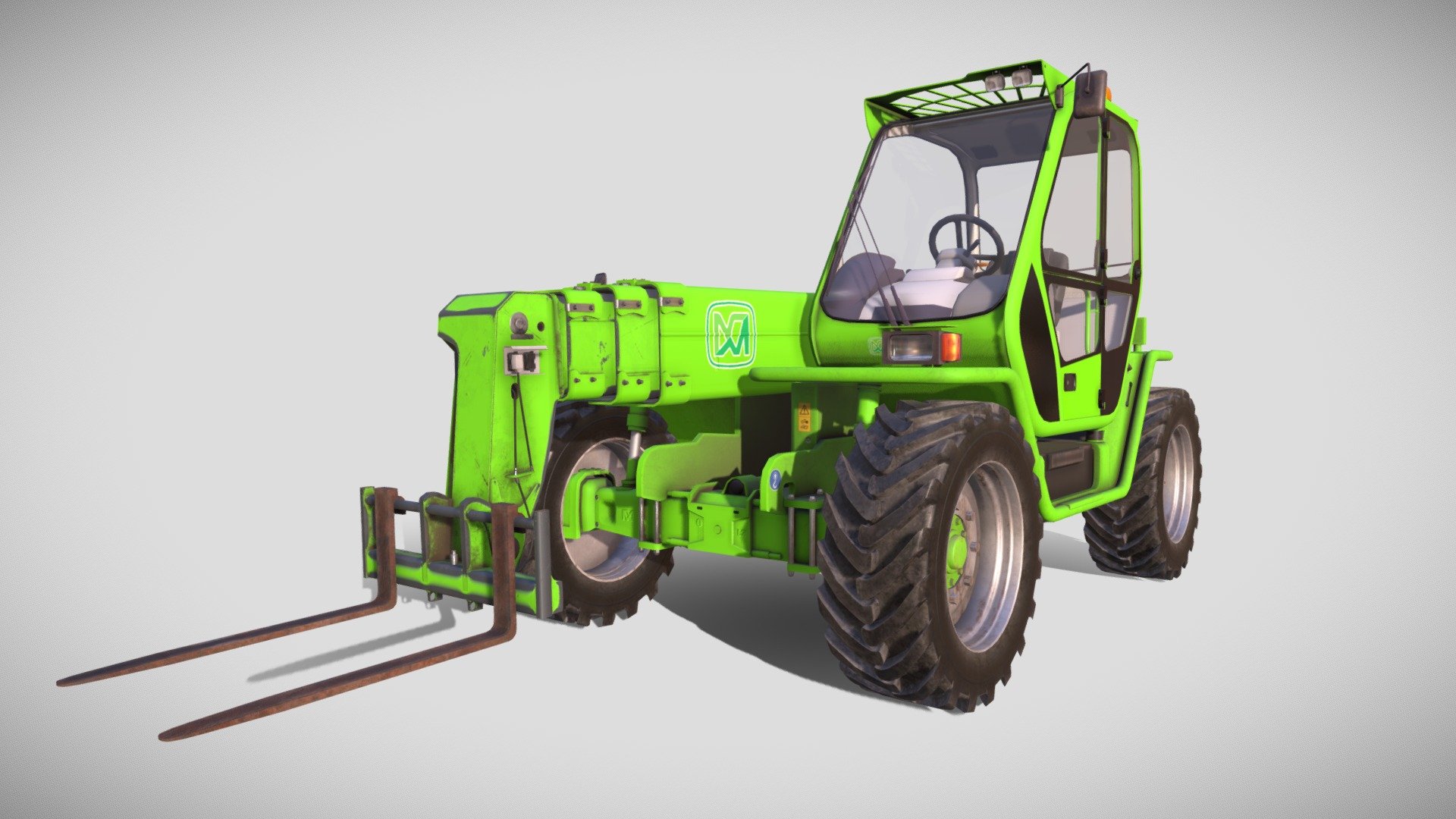 Merlo P40 - Medium Poly Made on Cinema 4D Substance Painter and Photoshop. -&gt; 4K Texture ( Completely made by myself ) This model is not free of rights You must inform me of your usage. By Max - Contact Discord : Max#5532 - Telehandlers / Loader Merlo P.40 - Download Free 3D model by Max (@Max-5532) 3d model