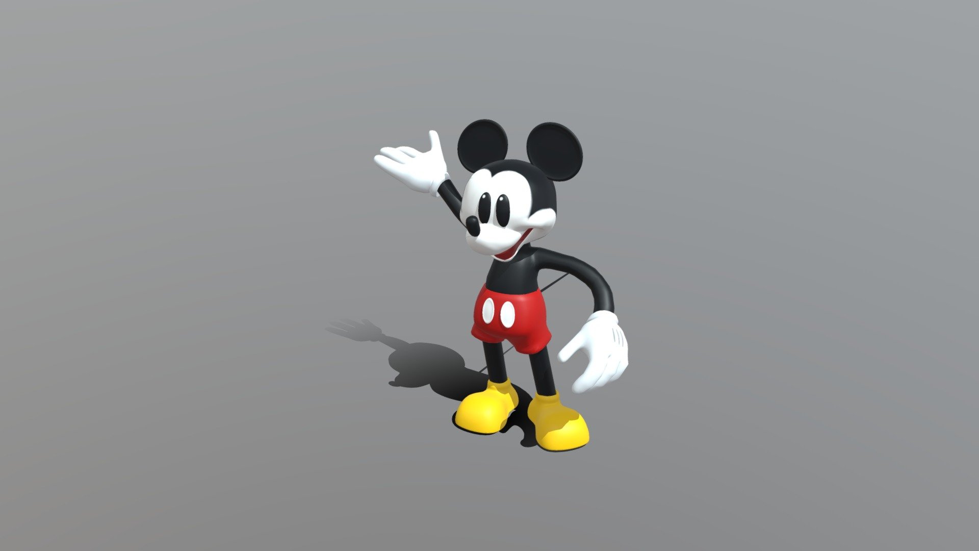 The legend you thought knew, armed with the limitless power of the brush.

Based of the design from Disney Epic Mickey, here is a model of Mickey Mouse made by me.

Mickey Mouse is owned by Disney 3d model