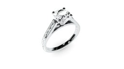Diamond Ring diamonds, cathedral, luxury, jewelry, weding, diamond, lux, wedding-ring, substancepainter, substance, ring, gold