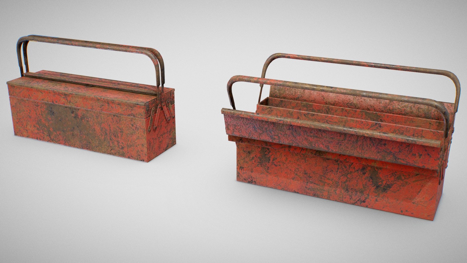 3D model of a generic toolbox made using reference pictures.

3D Models:



Modeled with Blender 2.80 Beta.



Lowpoly (1K verts).



BLEND, FBX, OBJ, STL and DAE formats.



Textures:



Created with Substance Painter.



4K 8-bit PNG format.



PBR Metal/Roughness standard.


 - Toolbox - Generic 03 (Dirty) - Buy Royalty Free 3D model by Fabio Orsi (@fabioorsi) 3d model