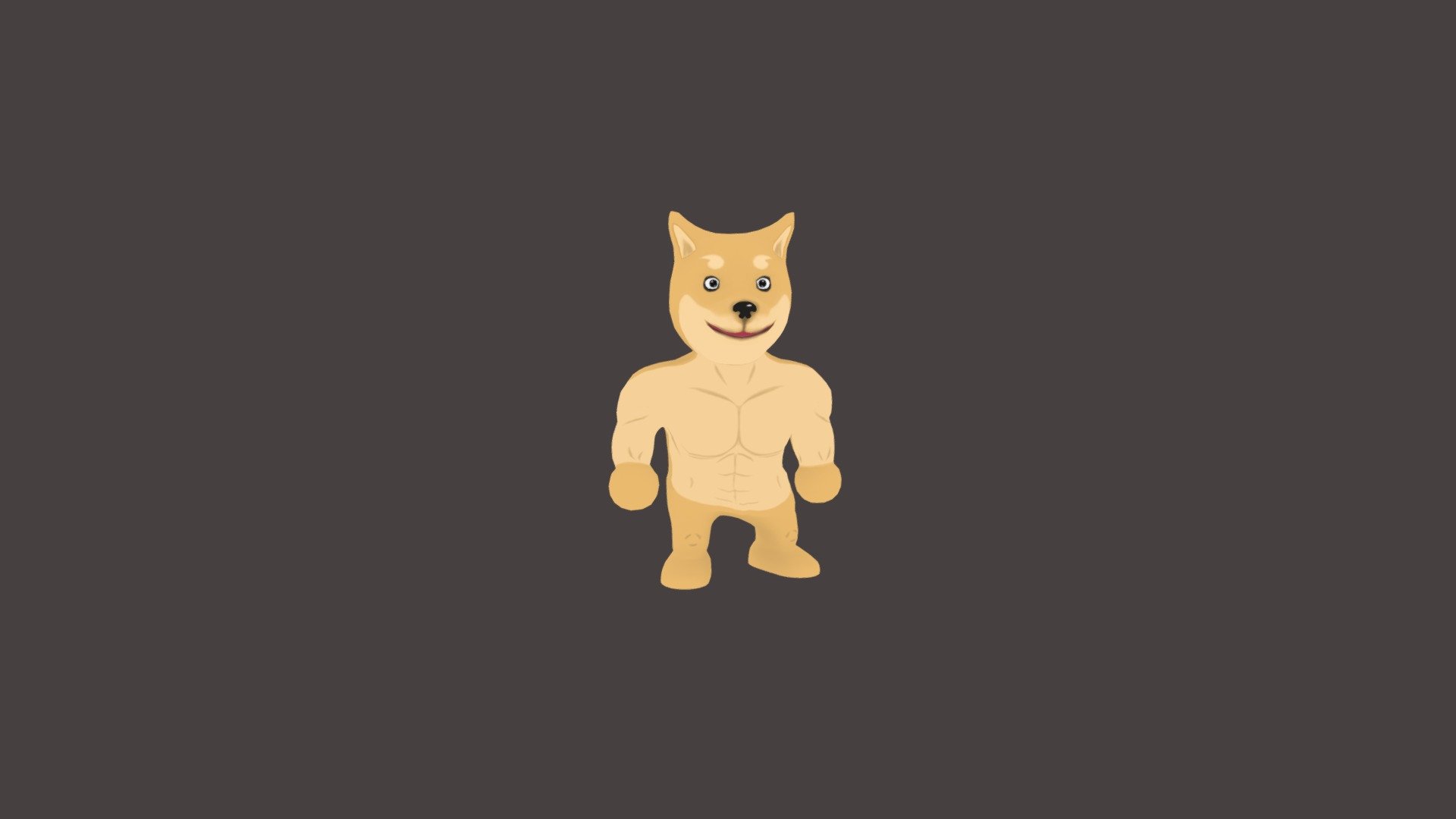 doge meme - Doge lowpoly - 3D model by hugannh3 (@emlanang) 3d model