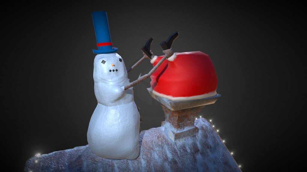 My #final entry for the Weekly CG Challenge  #87 with the topic &ldquo;Snowman