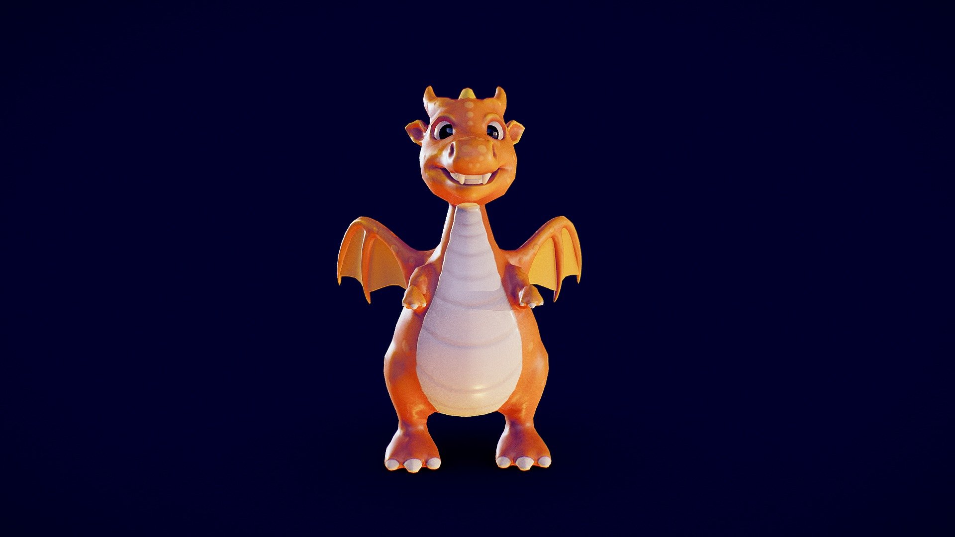 Note: Not rigged - Stylized Dragon | Akishaqs - Buy Royalty Free 3D model by Aki (@Akishaqs) 3d model