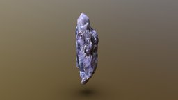 Crystal. Scan. planet, land, for, geology, crystal, a, volcano, resource, processes, breed, eruption, character, photogrammetry, scan, rock, textured