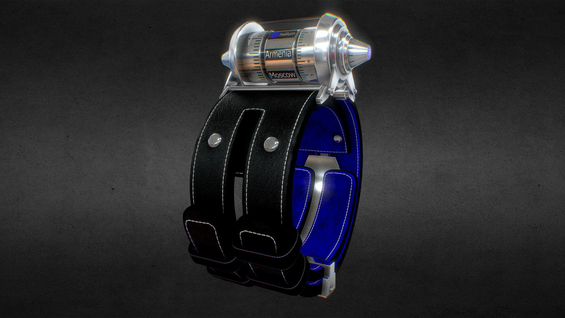 Awersome stainless steel Helium Coin Watch.

Currently available for download in FBX format.

3D model developed by AR-Watches 3d model