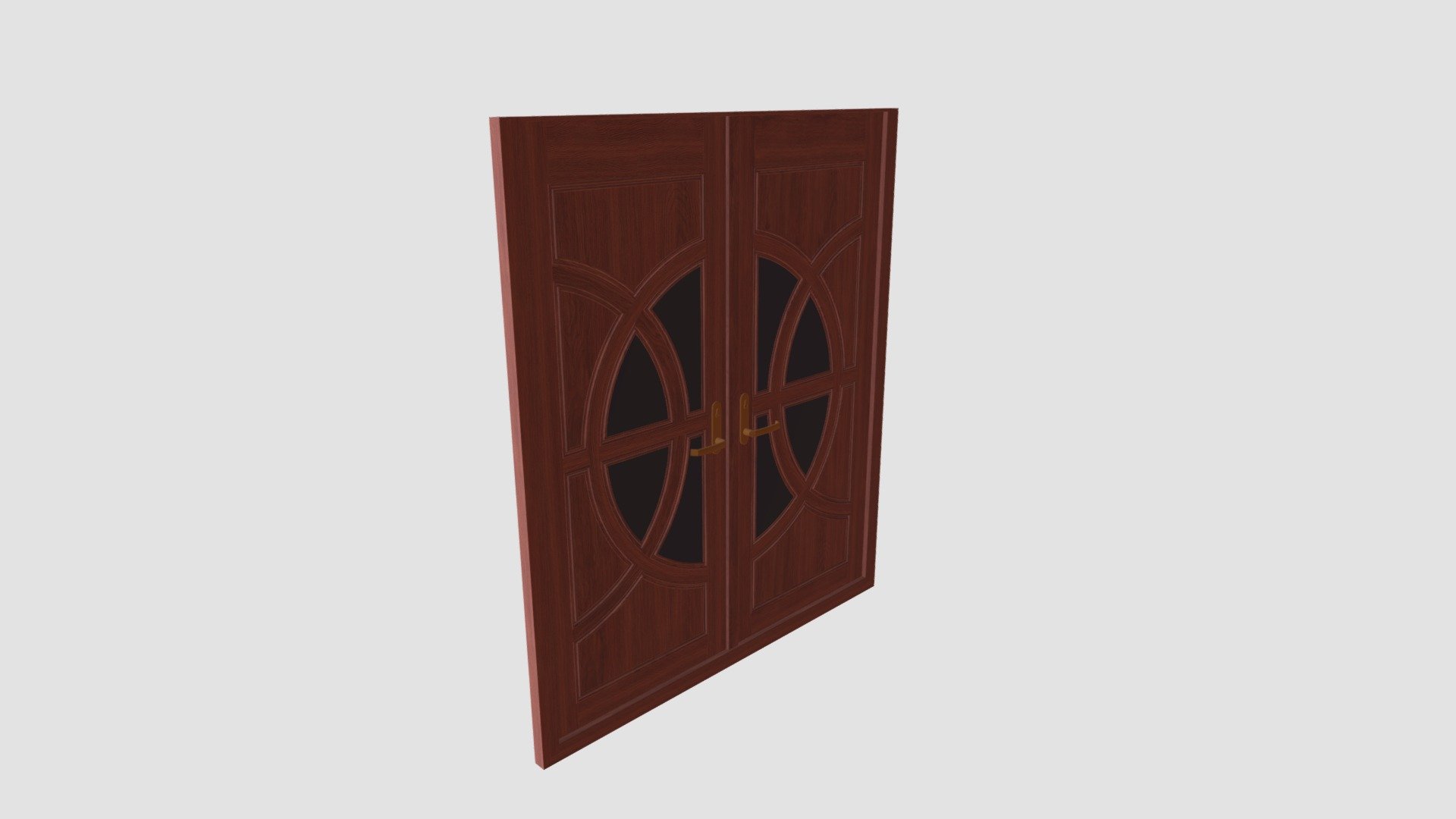 Highly detailed model of door with textures, shaders and materials. It is ready to use, just put it into your scene 3d model