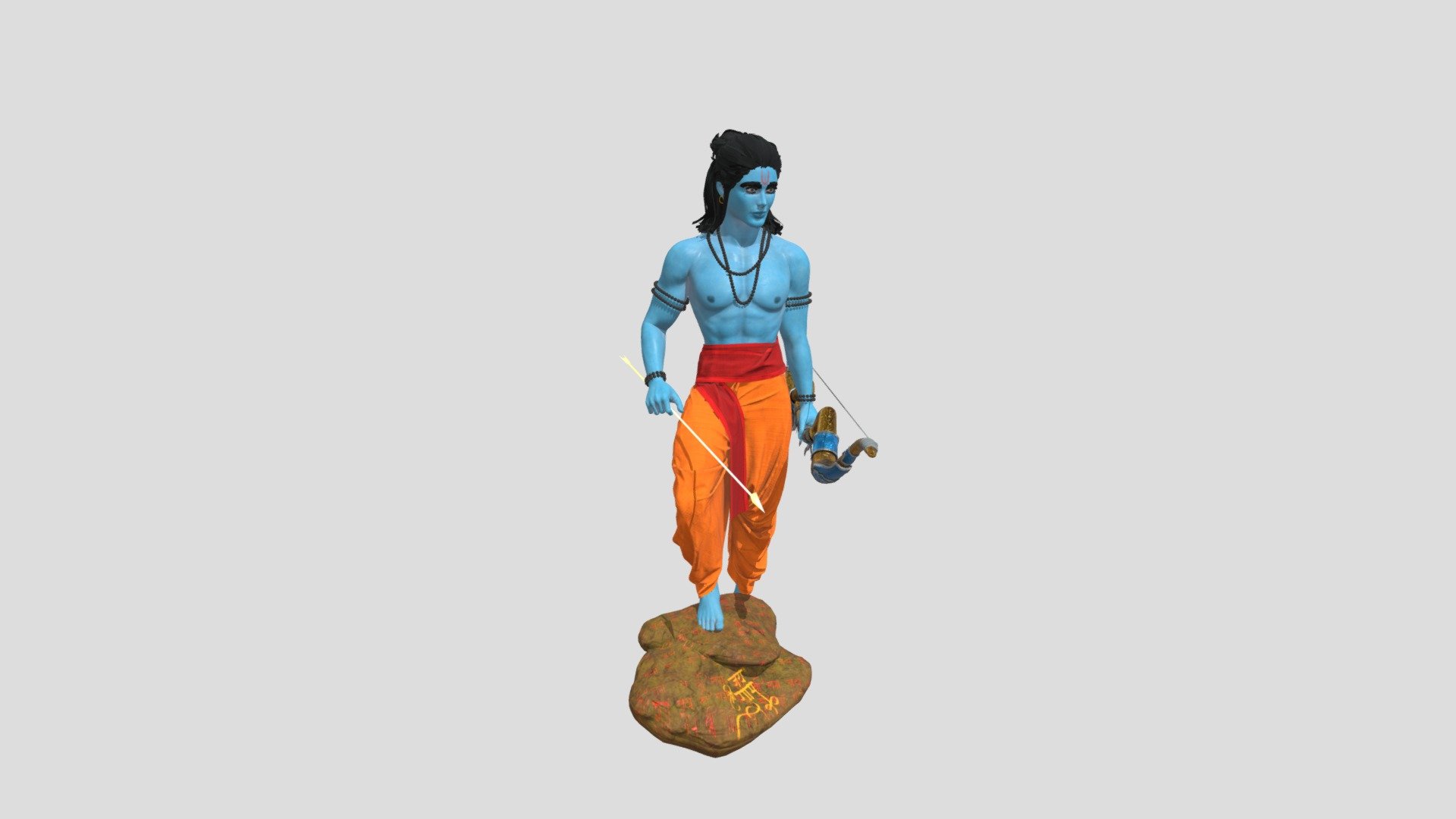 Jai Shree Ram Shree Ka 3d Image - Shree Ram 3D - 3D model by SRNPMB (@HinduSherSudarshan) 3d model