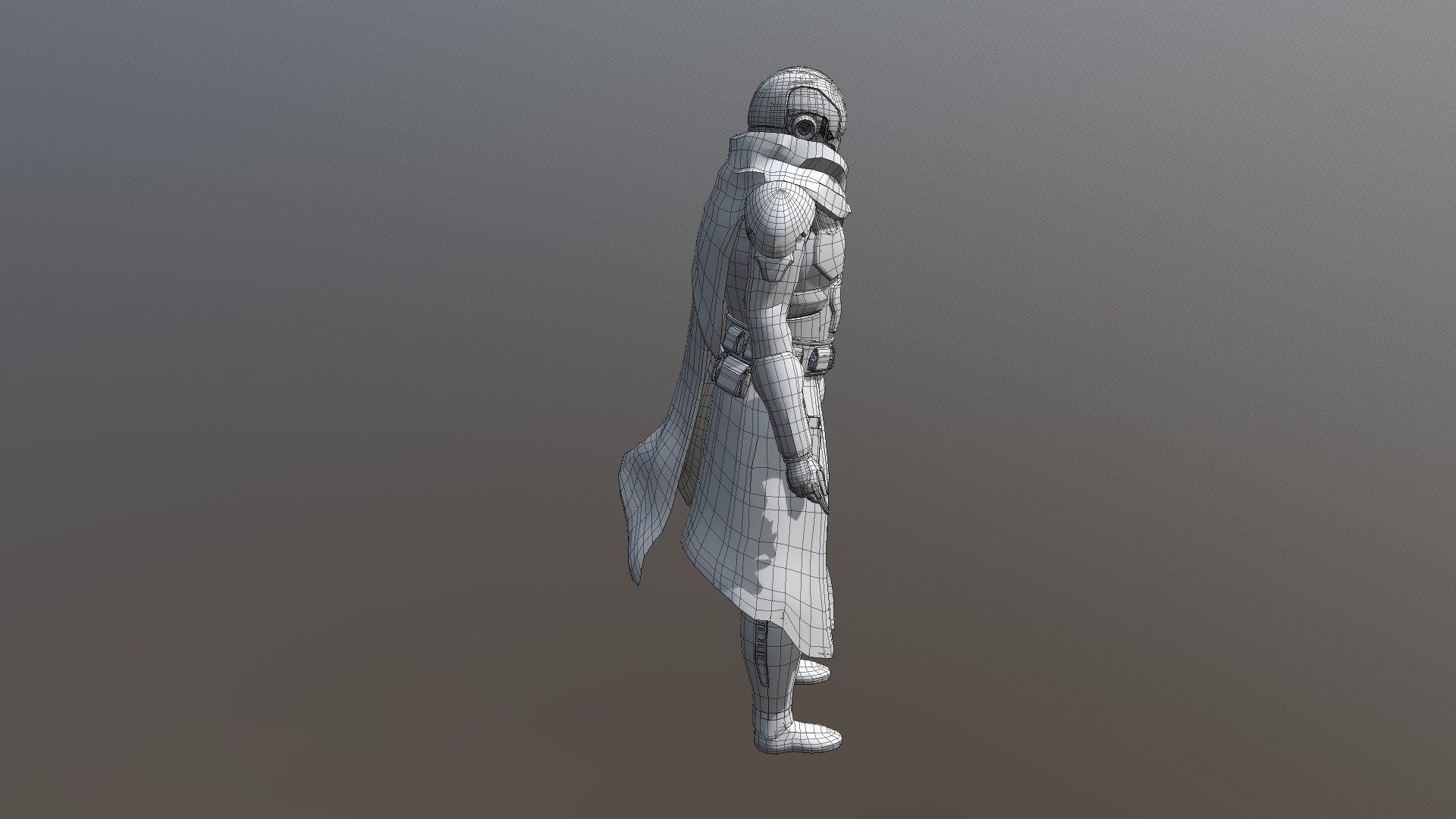 Low Poly Jedi Hunter - 3D model by wictornilsson 3d model