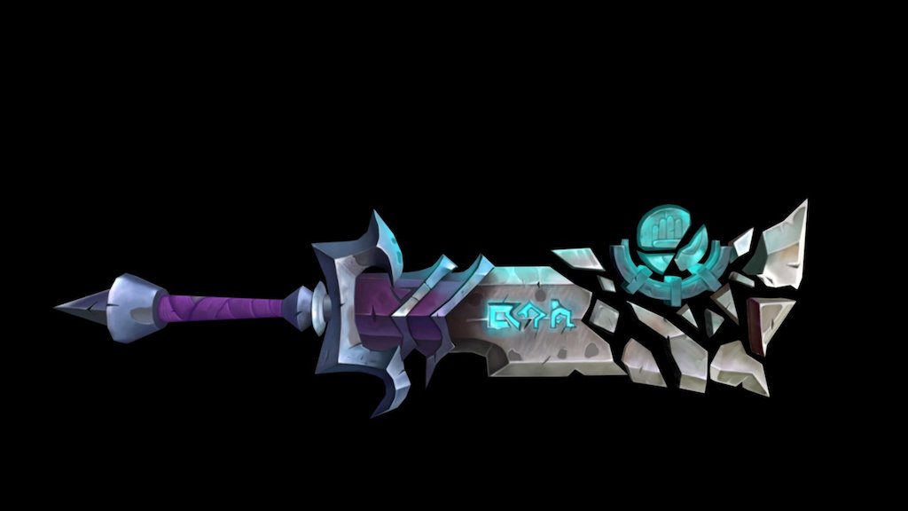 One of three weapons I completed for my final project this month!
You can check out the final version Here

Concept by Blizzard, you can find  Here

Questions, comments, concerns? Email me: galaxyistoday@gmail.com - World of Warcraft Artifact Sword- Fan Art - Download Free 3D model by Rebekah Madsen (@galaxyistoday) 3d model