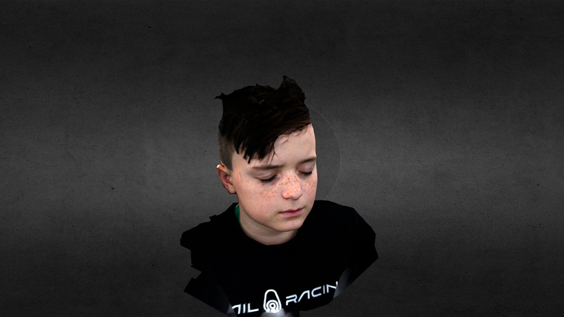 Processed and exported directly from Reality Capture - Kid face 3D Scan - 3D model by daniel.milesson 3d model