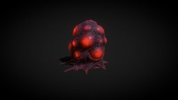 Spider Egg ( 2 animations, 3 skins ) minion, cute, assets, spider, egg, unreal, explosive, decor, props, spawner, spiderqueen, cartoon, game, gameasset, stylized, decoration, monster
