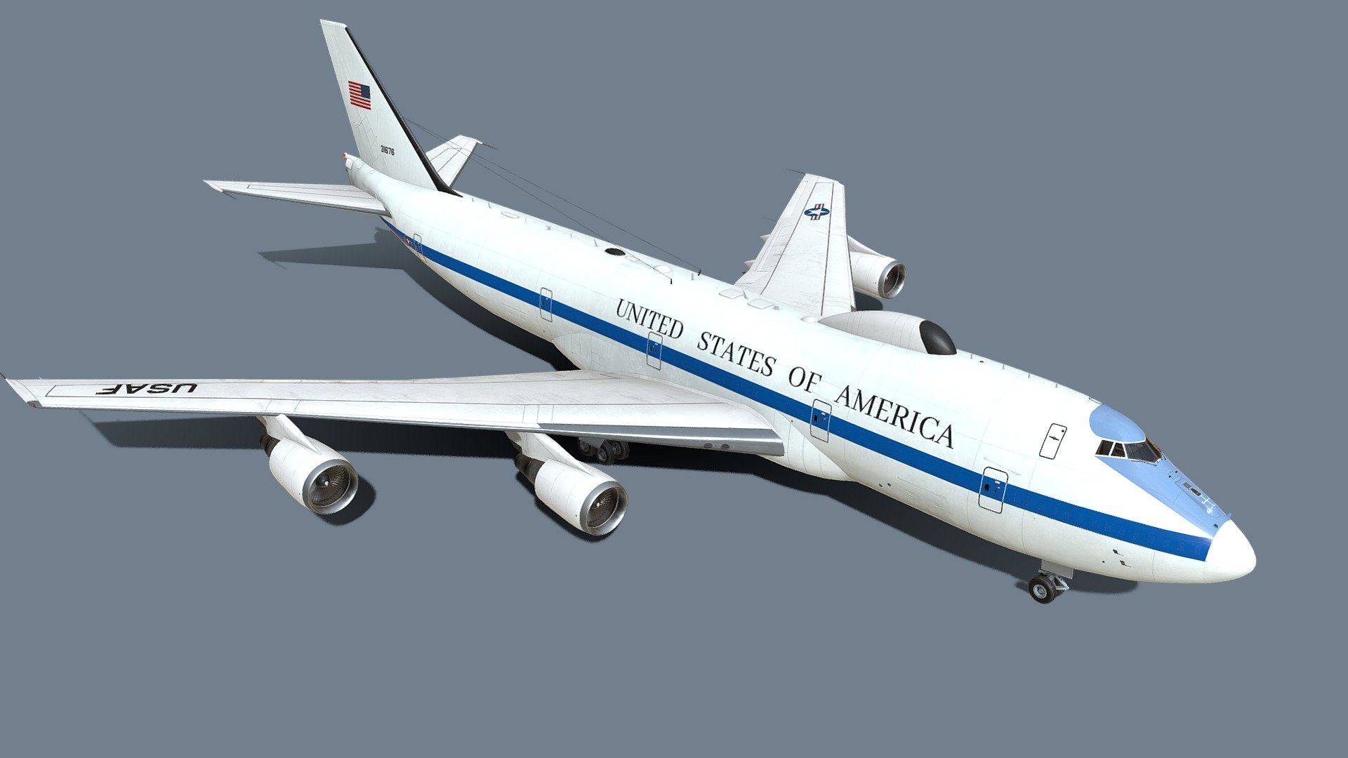 The Boeing E-4 Advanced Airborne Command Post (AACP), the current &ldquo;Nightwatch
