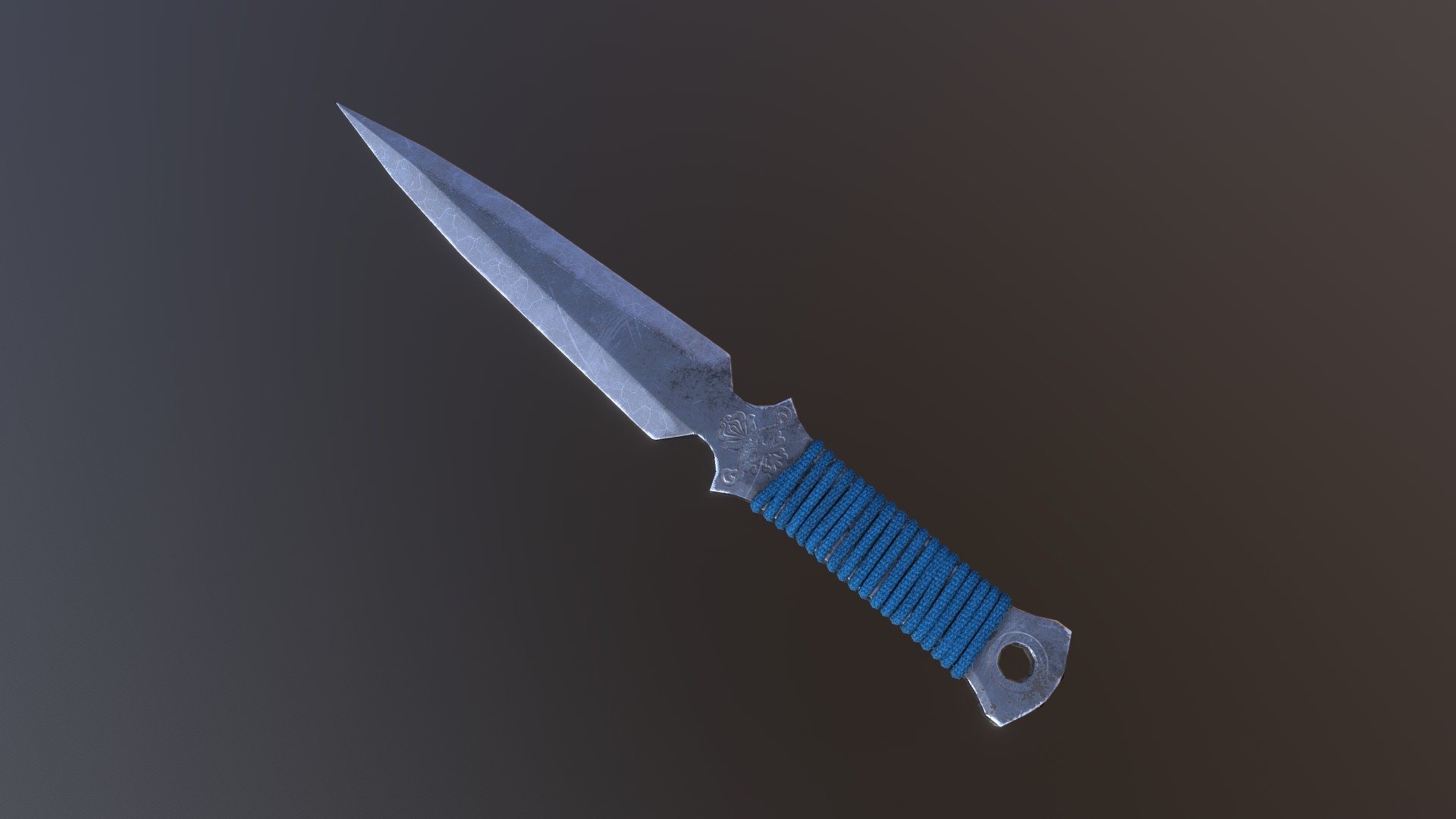 practice - Throwing knife Game Asset - 3D model by Robin (@curux) 3d model