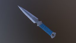 Throwing knife Game Asset vr, asset, game, lowpoly