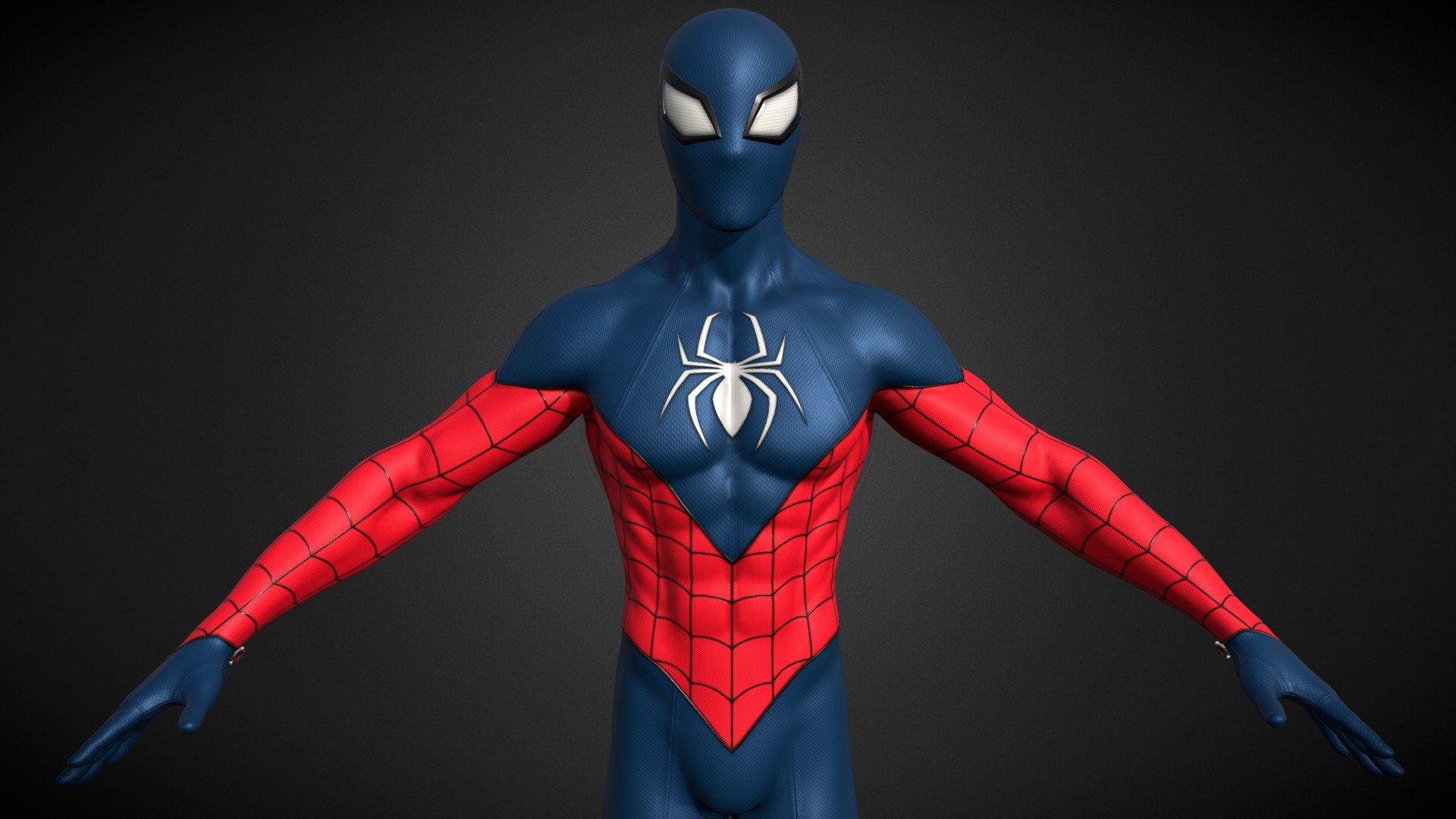Spiderman comic books character published by Marvel Comics.




Model was made on Maya, Zbrush, substance painter and Blender . 

This model is inspired from one of the spiderman in Spiderman across the spider-verse movie 

The model has a  Spider-man suirt

High quality texture work.

The model come with complete 4k textures and BlENDER, FBX, MTL And OBJ file formats 

The model has 1 materials contains 5 maps Basecolor, Roughness,Metalness, Normal, and Ao

All textures and materials are included and mapped. (4k resoulutions)

No special plugin needed to open scene

The model can be rigg easily
 - SPIDER-MAN - Buy Royalty Free 3D model by AFSHAN ALI (@Aliflex) 3d model
