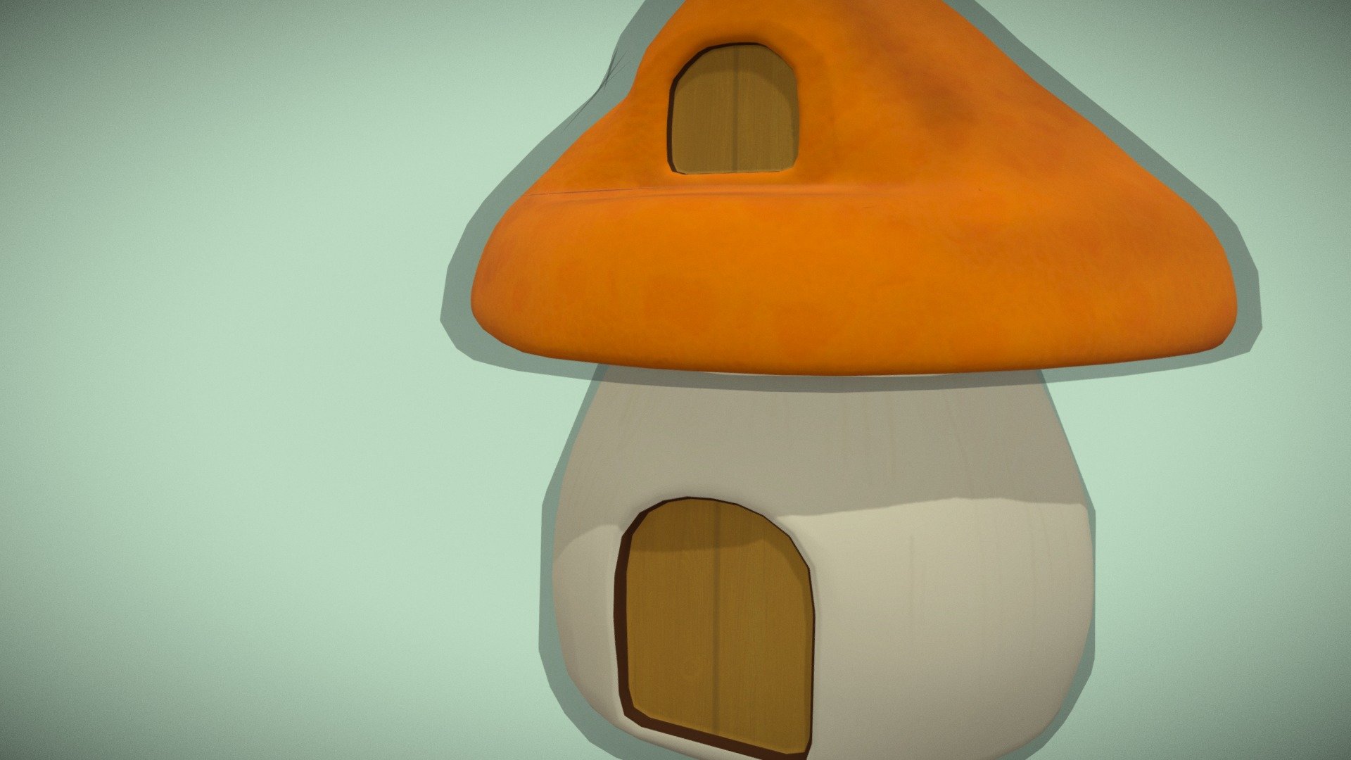 Modelled the Maplestory Logo - Mushroom House - Mushroom House(Maplestory) - 3D model by mekiix 3d model