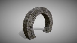 Stone Arch arch, masonry, low-poly, stone, stone_arch