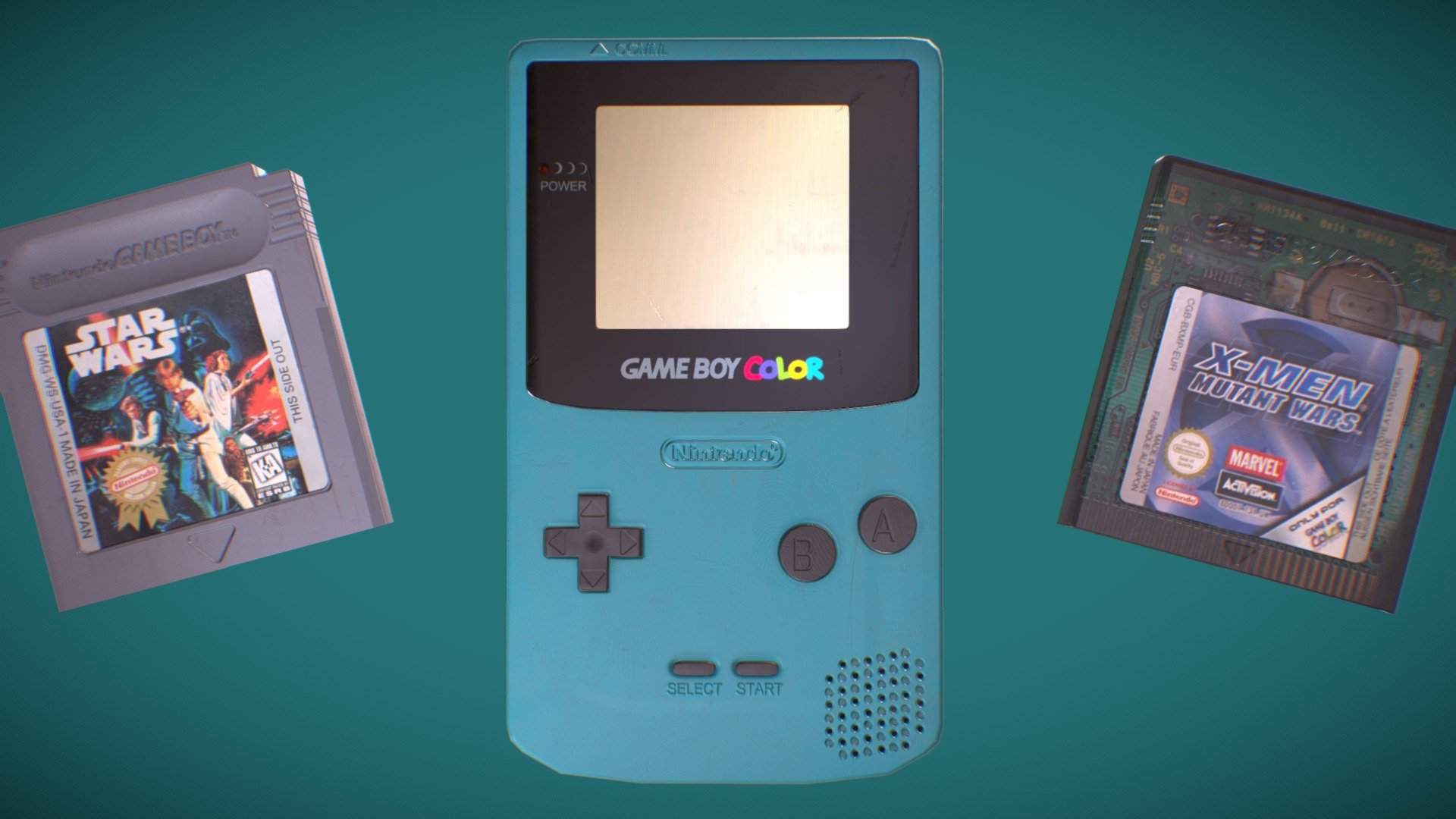 Low Poly 3d model
Realistic 3d low poly model

other render viewer:
https://www.artstation.com/artwork/qAqW0z - Game Boy Color with games - Buy Royalty Free 3D model by xtremelifestylx 3d model