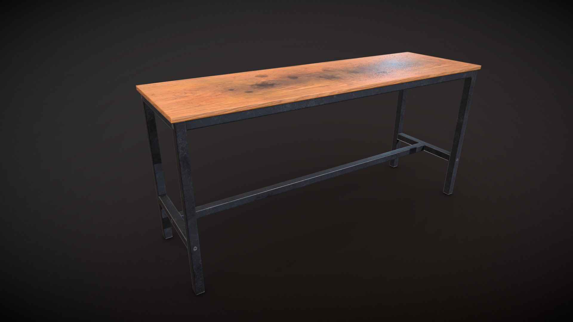 Used work bench..  it comes with FBX 2k PNG textures, can also be used in Unreal engine 5 with Unreal pack textures Folder and native blender file 3d model