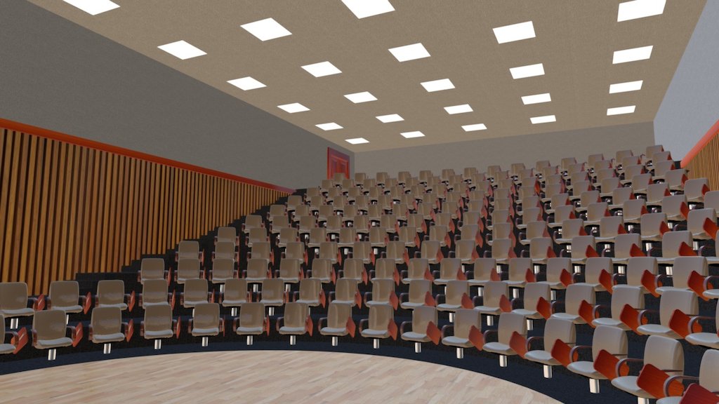 LOC- Auditorium-v6 - 3D model by rene-armenta 3d model