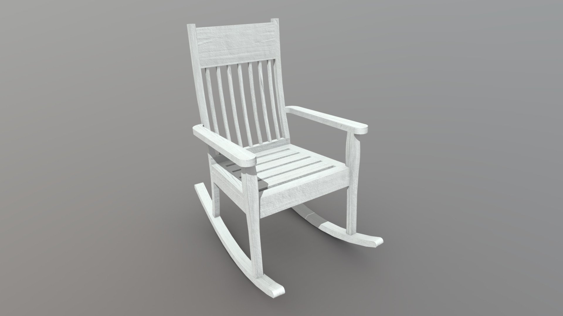 ‘Take some white oak wood to get a nice rocking chair and smell the good times.’ Includes x2048 PBR textures.

If you need help with this model or have a question – please do not hesitate to contact with me. I will be happy to help you.

Contact: plaggy.net@gmail.com - Rocking Chair 1 - Buy Royalty Free 3D model by plaggy 3d model