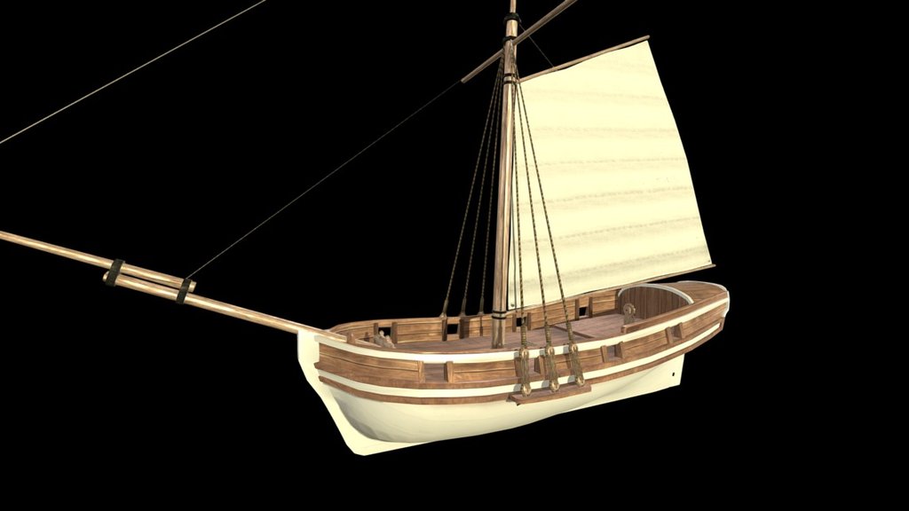 War sloop - 3D model by nemerius 3d model