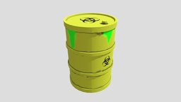 Toxic Barrel green, ugly, barrel, gross, clutter, toxic, yellow, pollution, poison, sick, unhealthy, texturepainting